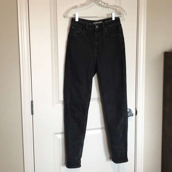 Topshop Denim - Top shop black mom jeans